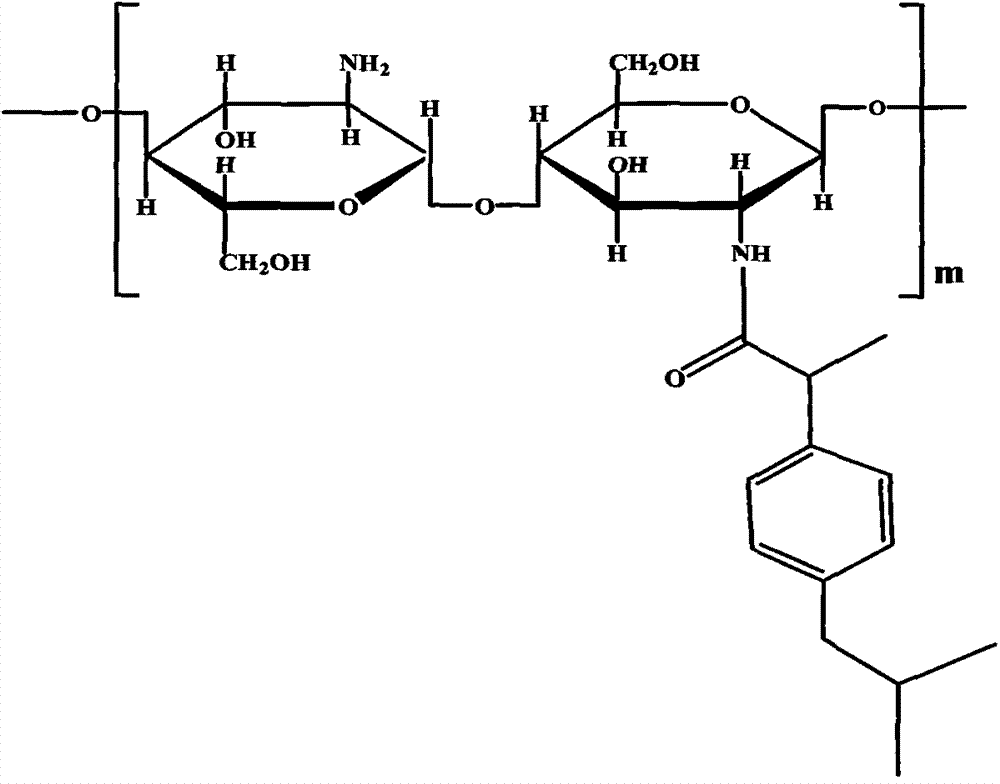 Preparation method of chitosan oligosaccharide nanoparticle