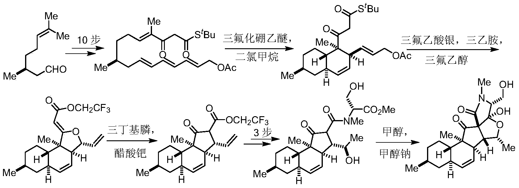 Two-type 3-acyl-2, 4-pyrrolidine-diketone compound and synthesis method thereof