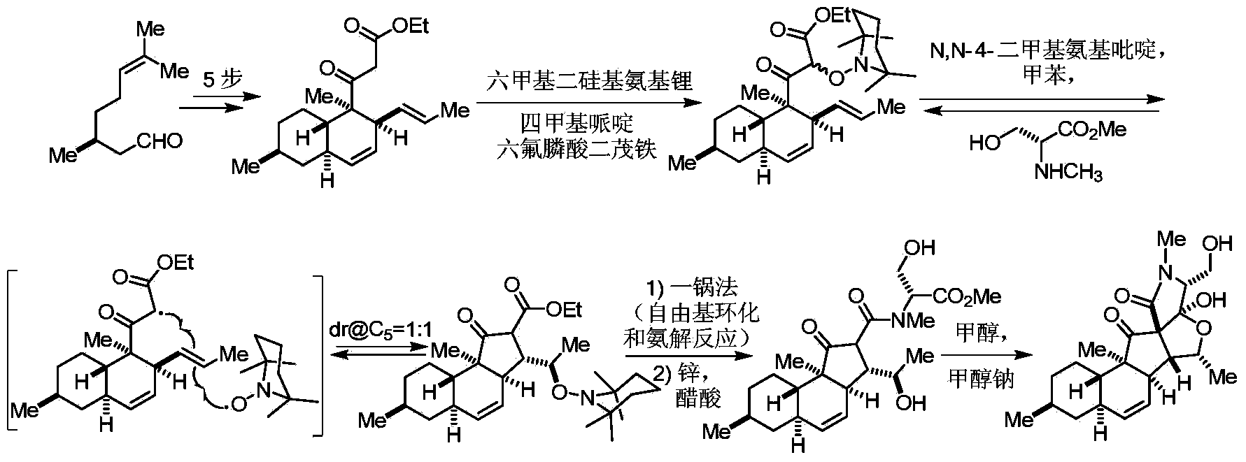 Two-type 3-acyl-2, 4-pyrrolidine-diketone compound and synthesis method thereof