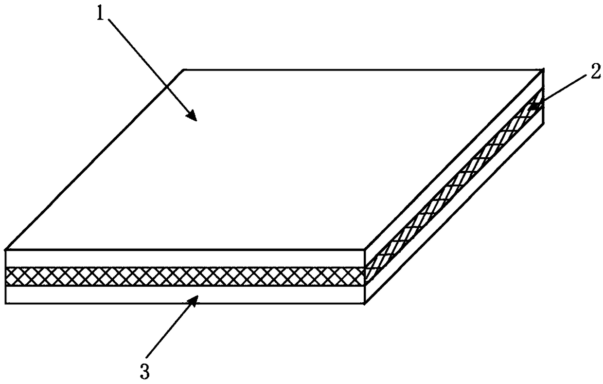 Flame-retardant novel material carpet