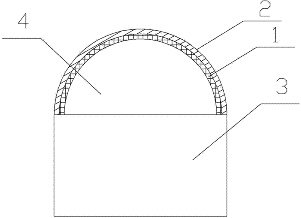 Polycrystalline diamond composite tooth, preparation method and down-hole drill bit