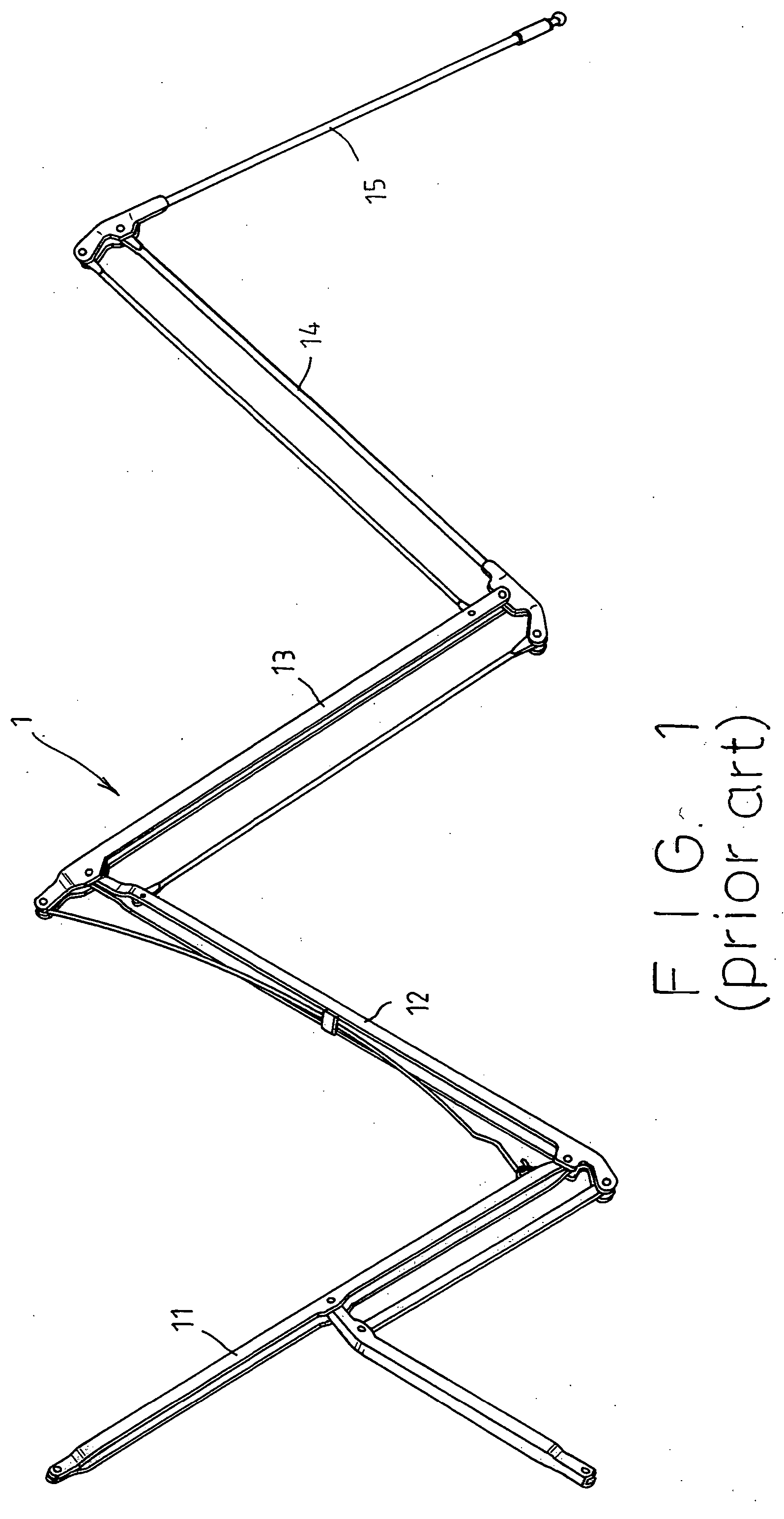 Foldable umbrella frame having five ribs (IV)
