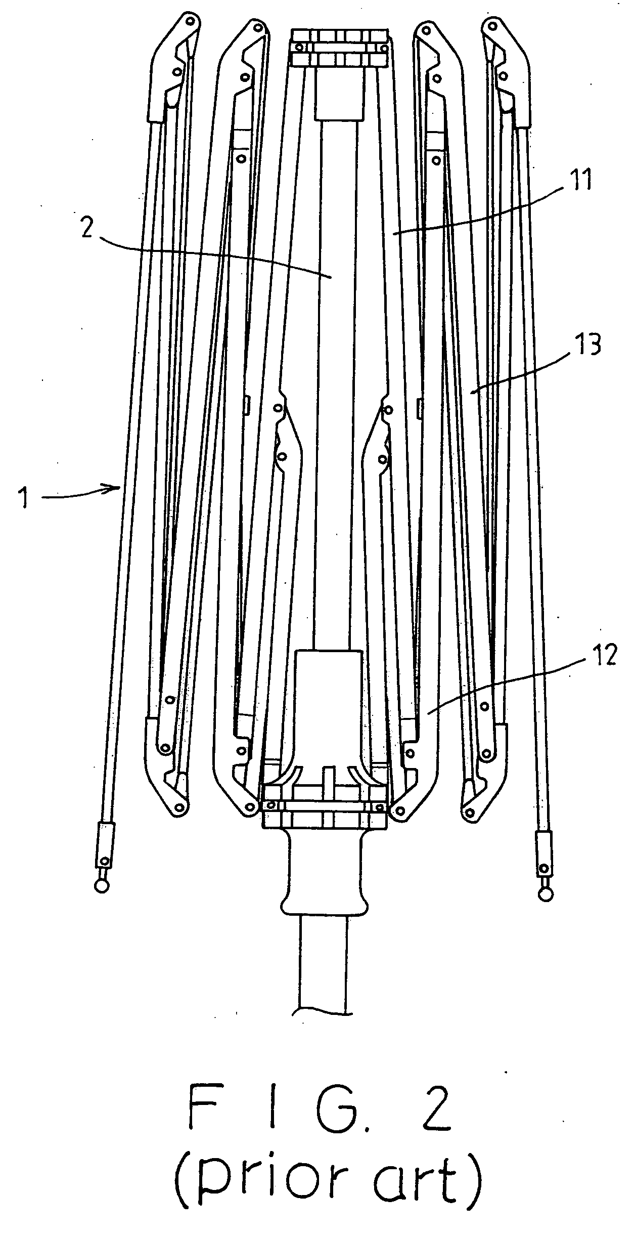 Foldable umbrella frame having five ribs (IV)