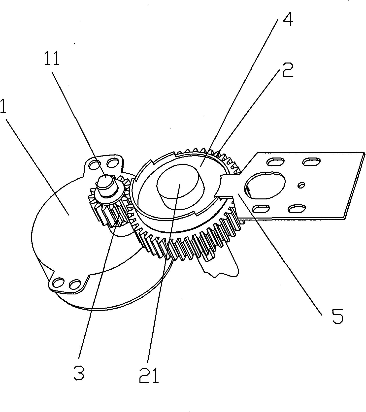 Mechanism for realizing adjustable equipment rotating angle