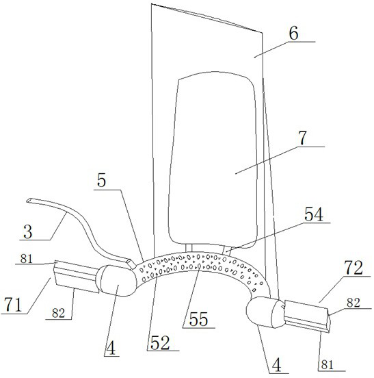 Young garlic shoot picking device and using method