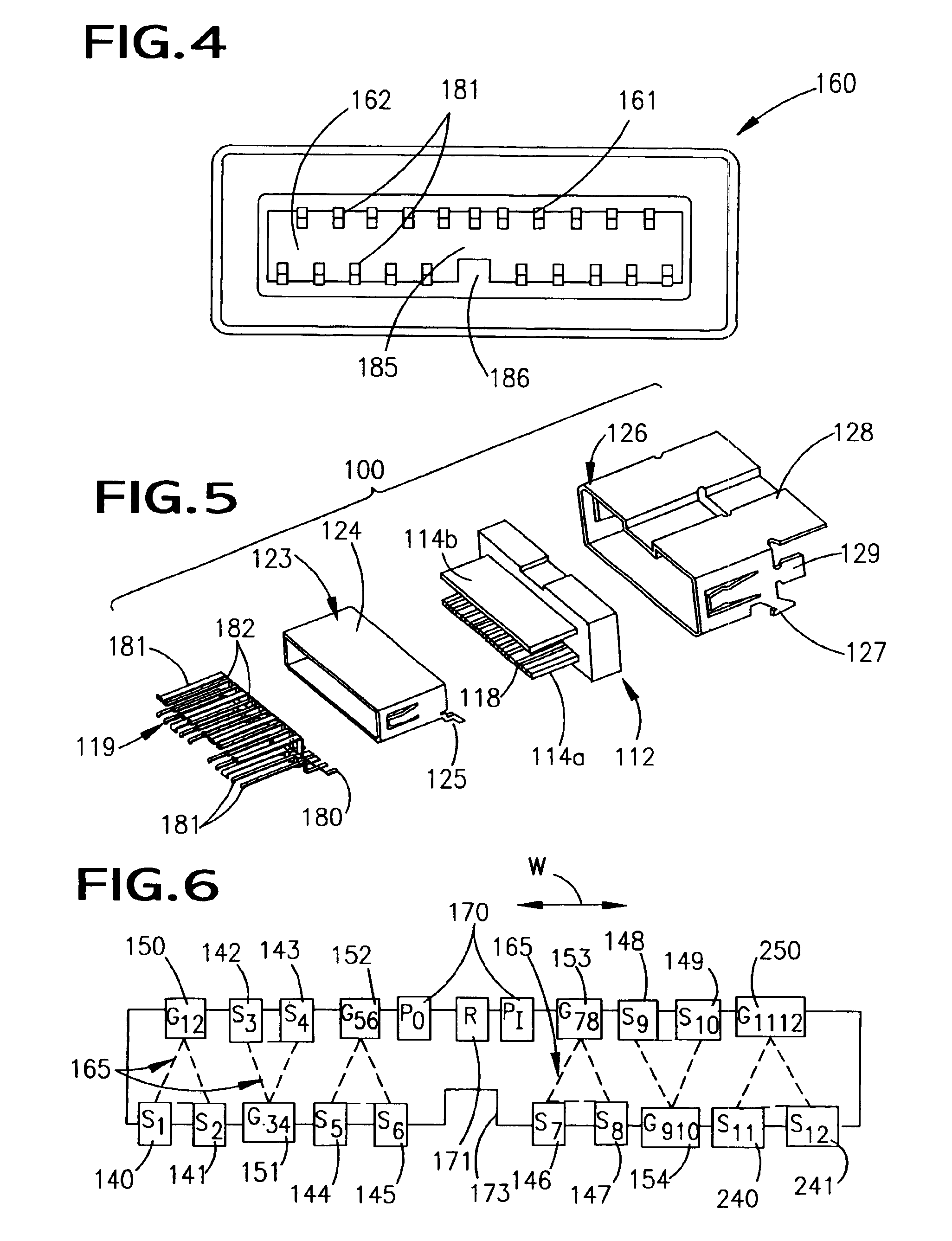 High-density, impedance-tuned connector having modular construction