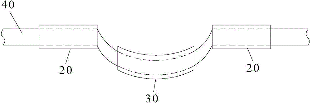 Optical fiber corner reserving frame