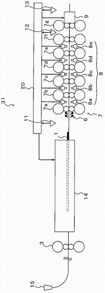 Hot-rolled steel sheet manufacturing method and manufacturing device