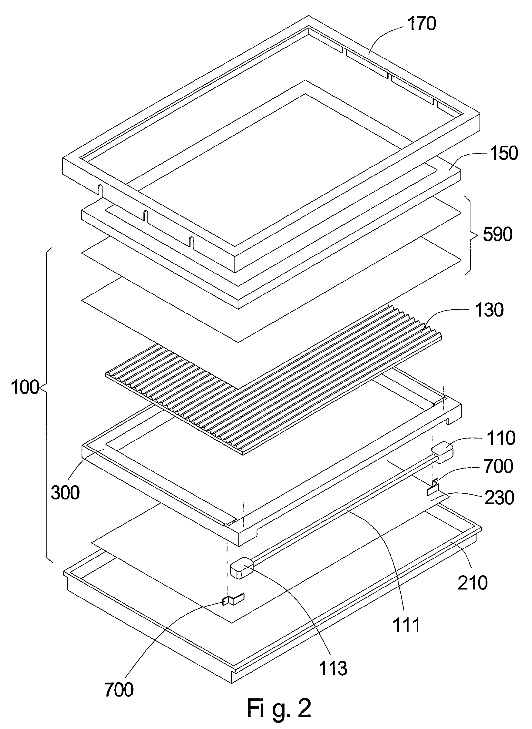 Backlight module and an optical slice unit support device thereof