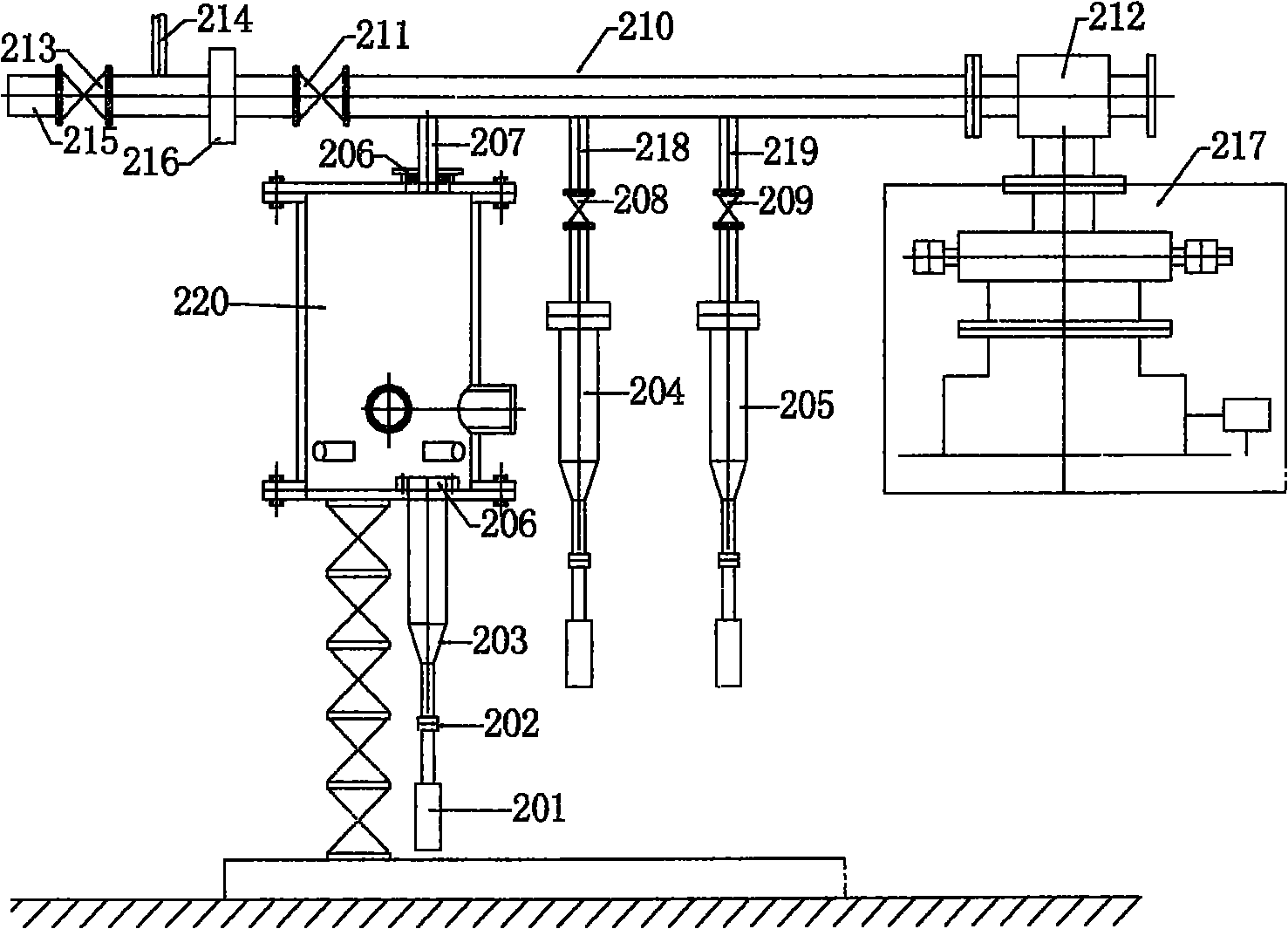 Accurate filling equipment and method for high temperature heat pipe requiring small amount of alkali metal working medium