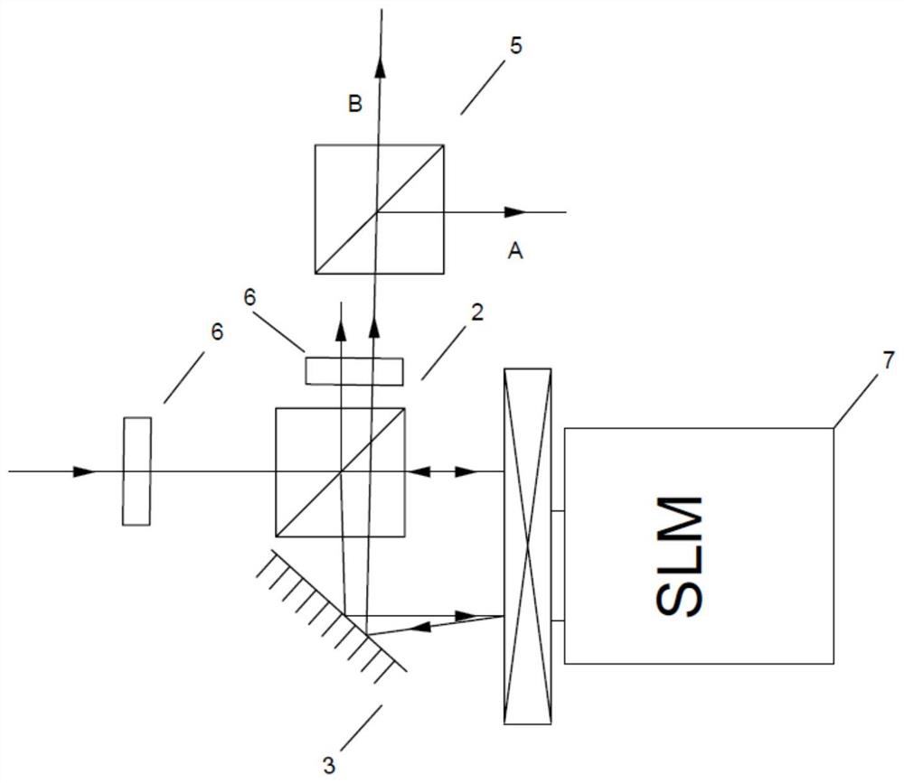 A Hermitian-Gaussian mode beam splitter