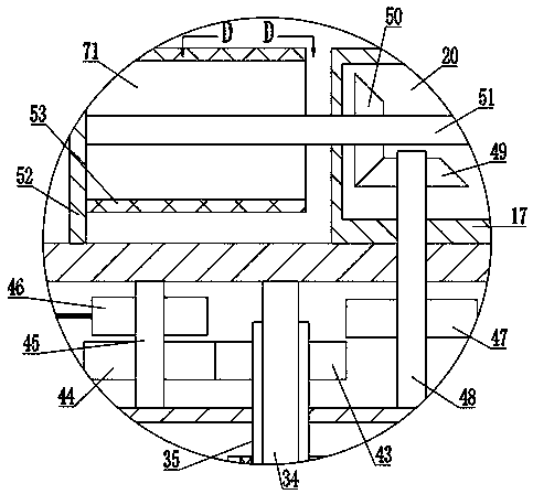 Logistics transportation sorting device