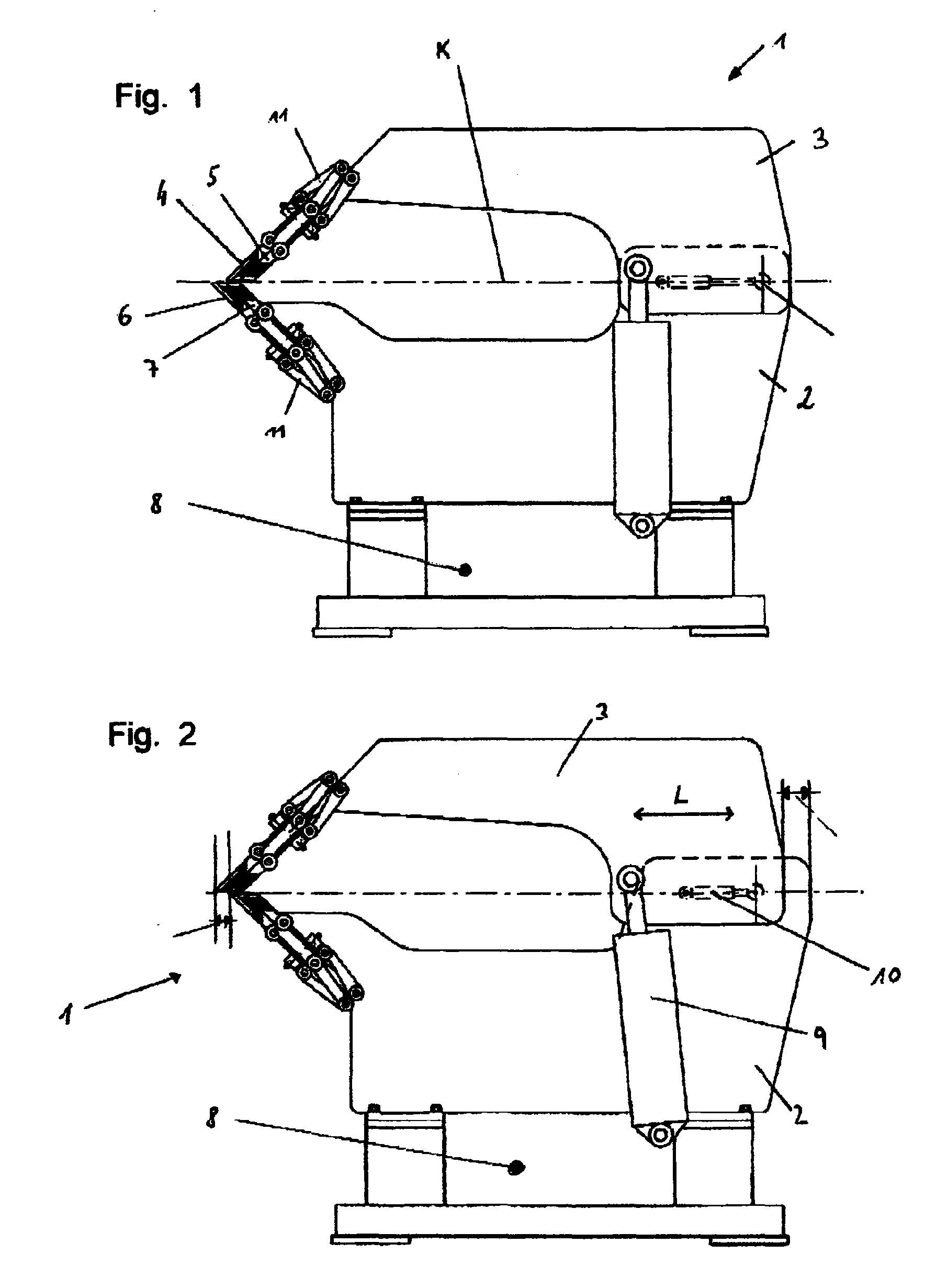 Sheet-metal bending machine, preferentially hydro-powered machine, and a method of its operation