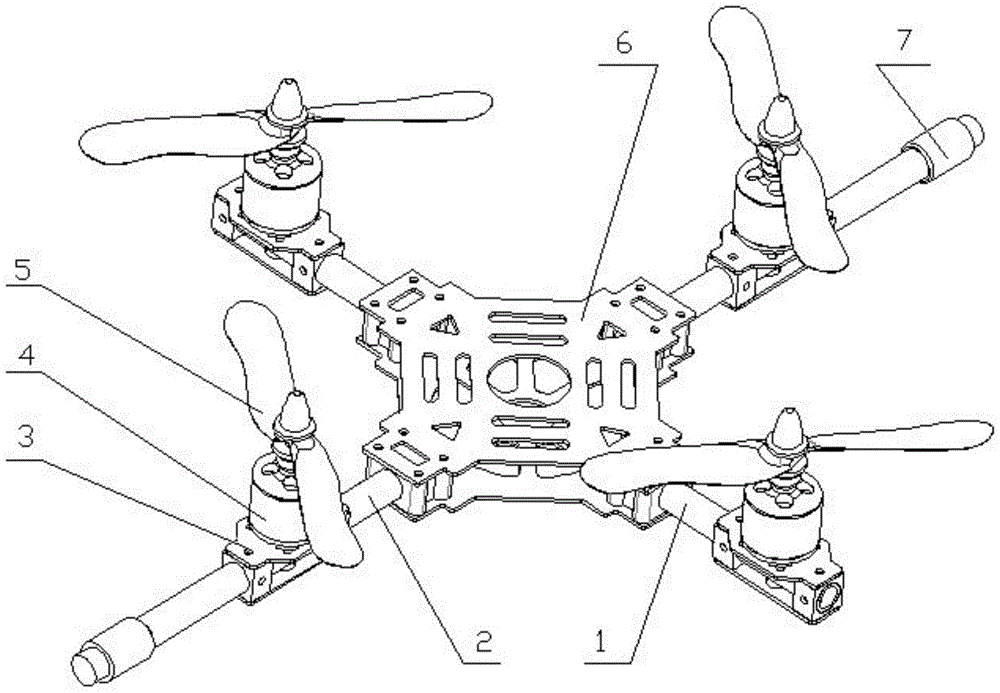 Spherical mechanism for quad-rotor amphibious robot