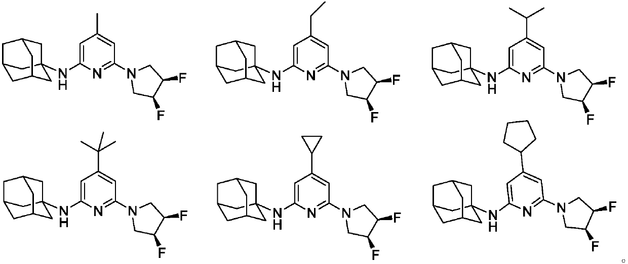 SSAO inhibitor containing adamantane structure as well as preparation method and application thereof