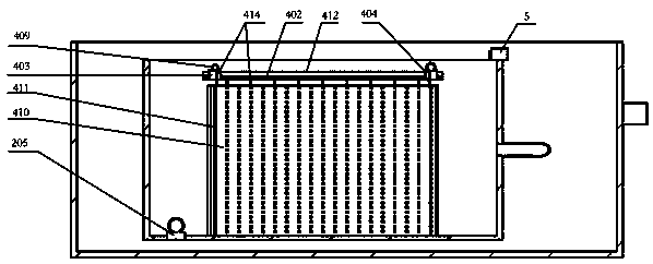 An experimental fish observation tank