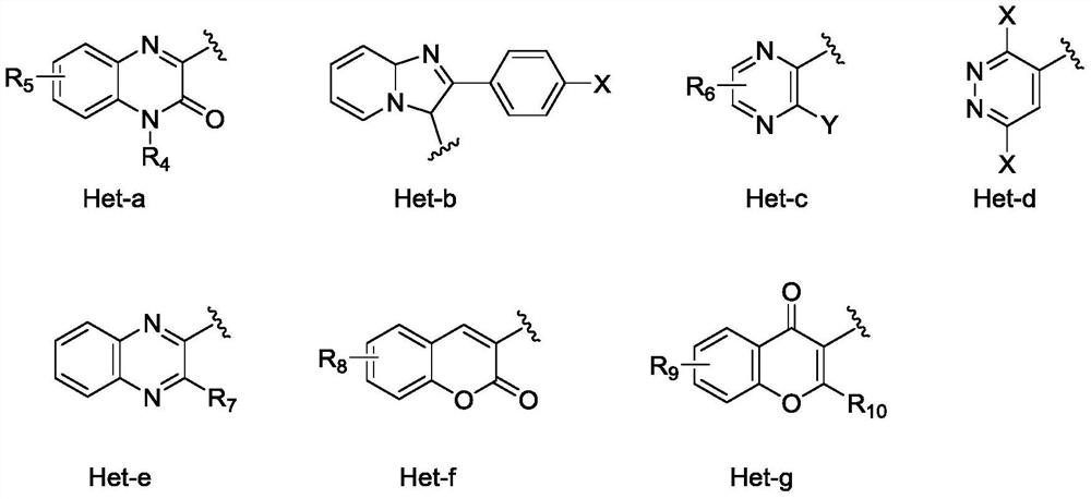 Aryl heterocyclic derivative and synthesis method thereof