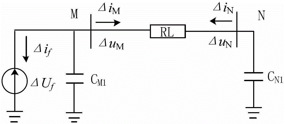 Pilot protection method of VSC-HVDC (Voltage Source Converter-High Voltage Direct Current) power transmission circuit based on shunt capacitance parameter identification