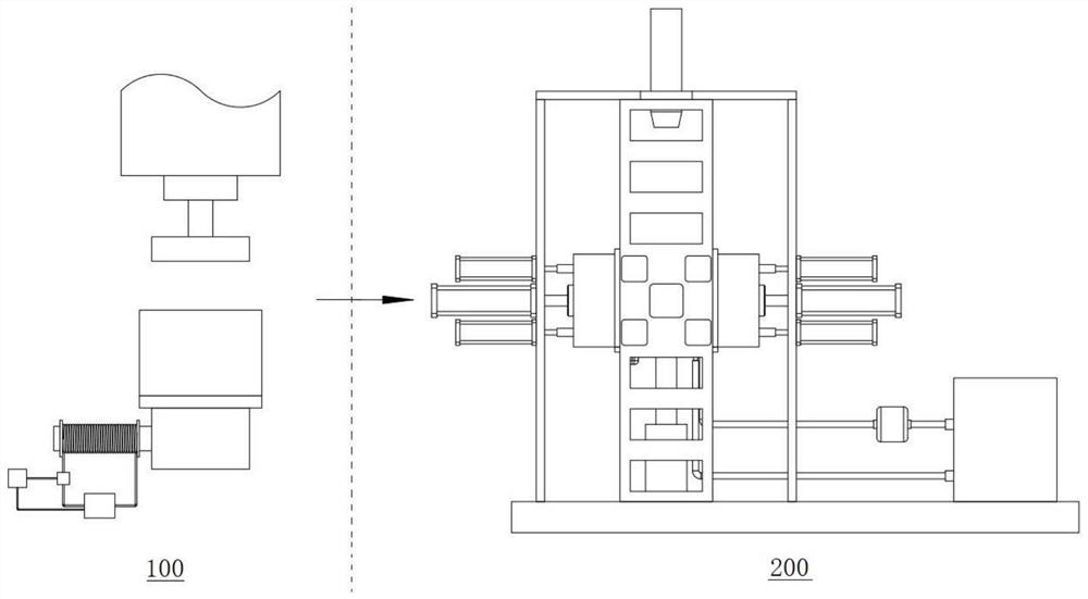 Comprehensive powder metallurgy sintering operation system and operation method