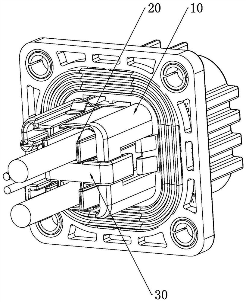 A socket connector capable of realizing personnel protection inside the equipment