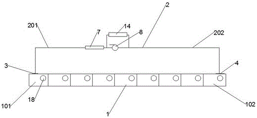 A crosslinking line nitrogen circulation system