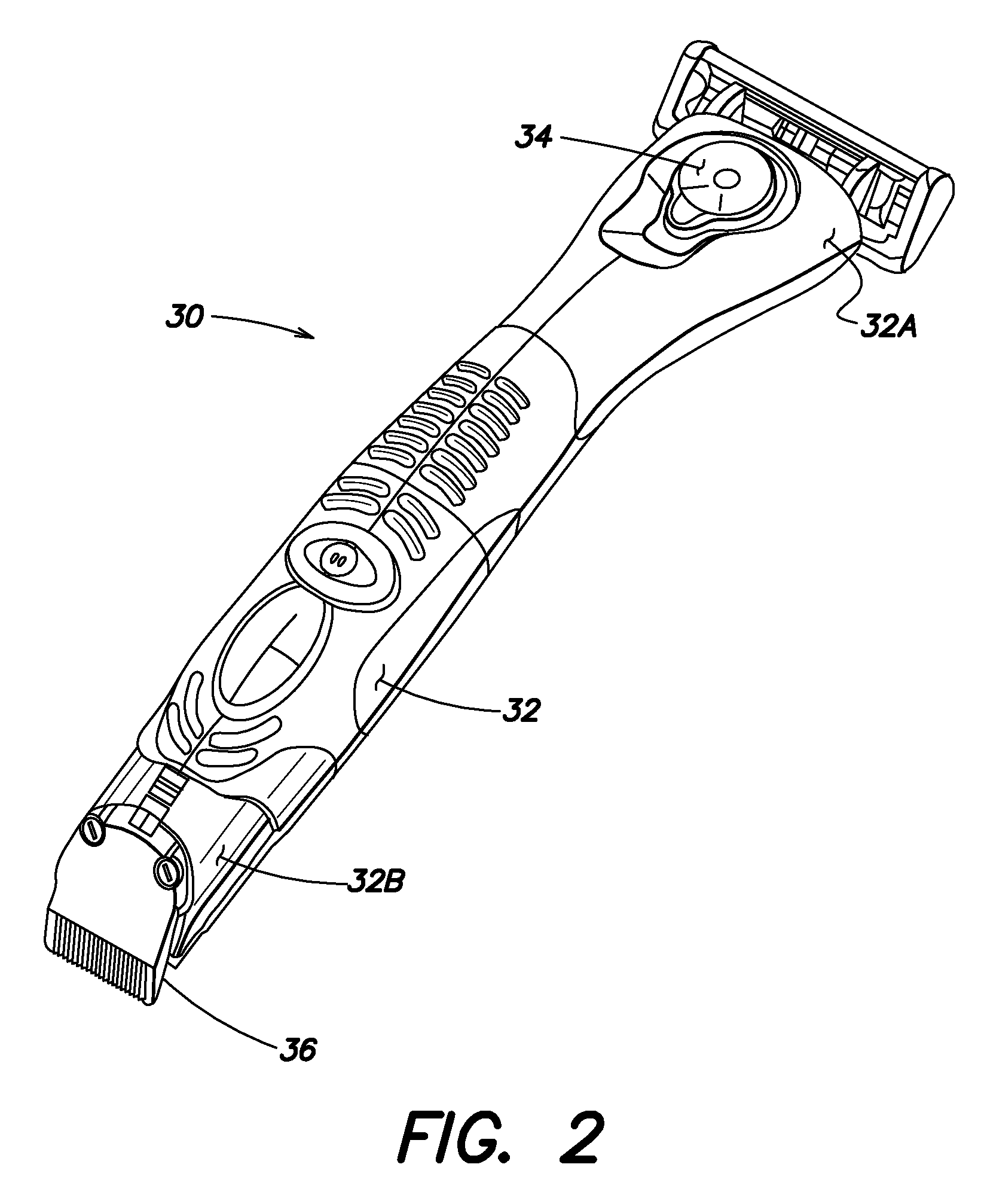 Grooming tool assembly