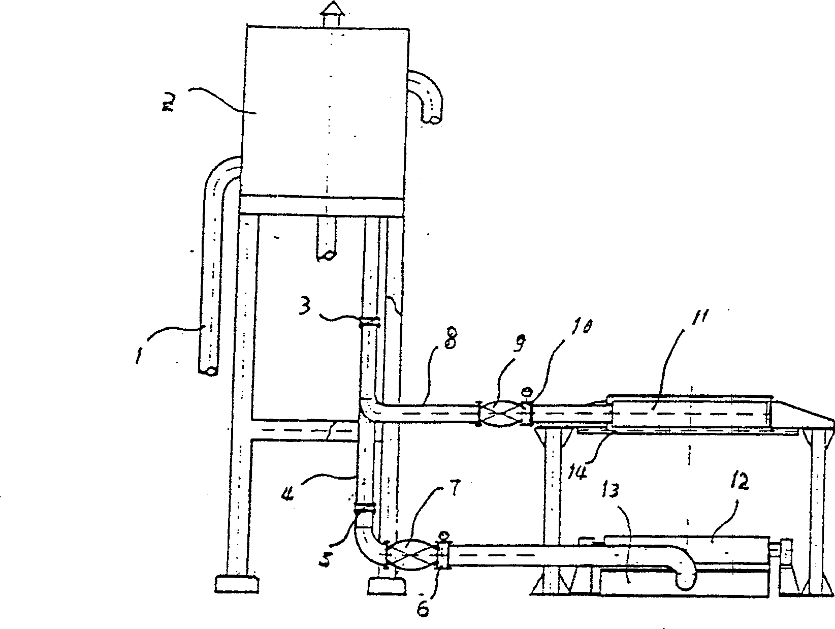 Water screen accelerated cooling system for medium and heavy plate after on line post rolling