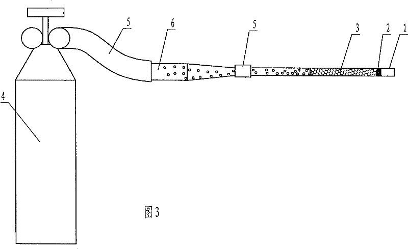 Gas chromatograph pillar for volatile gaseous state arsenic compounds separation and preparation method thereof