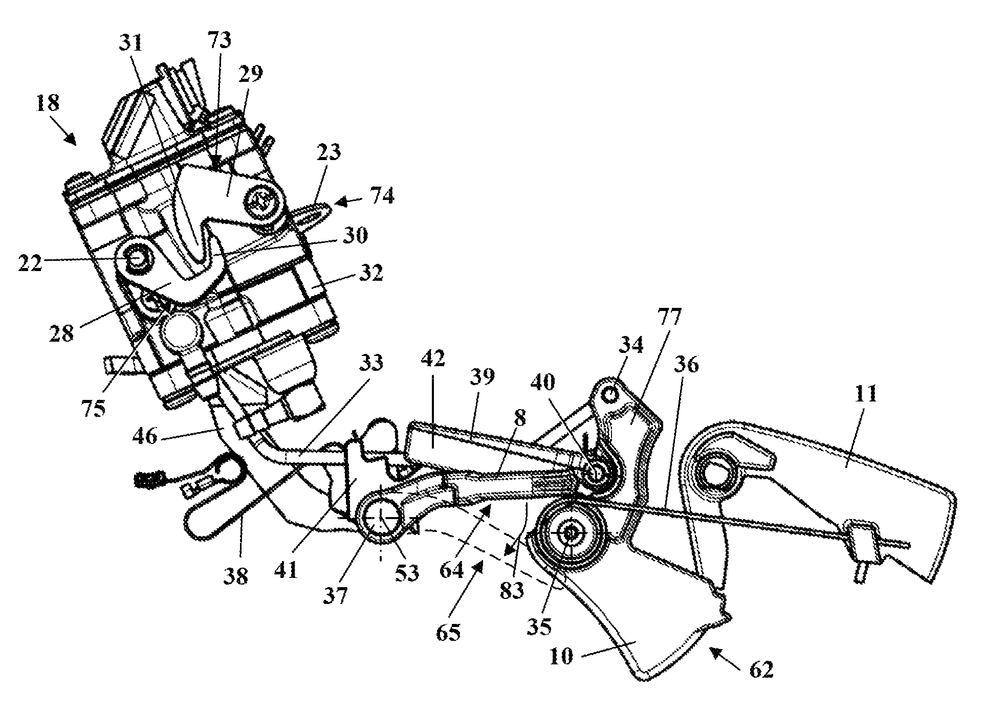 Hand-held power tool with an internal combustion engine