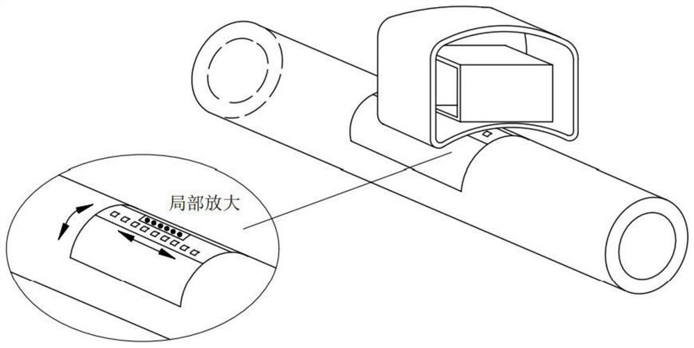 Pipeline crack visual detection method and system based on three-dimensional induction eddy current magnetic field cloud picture