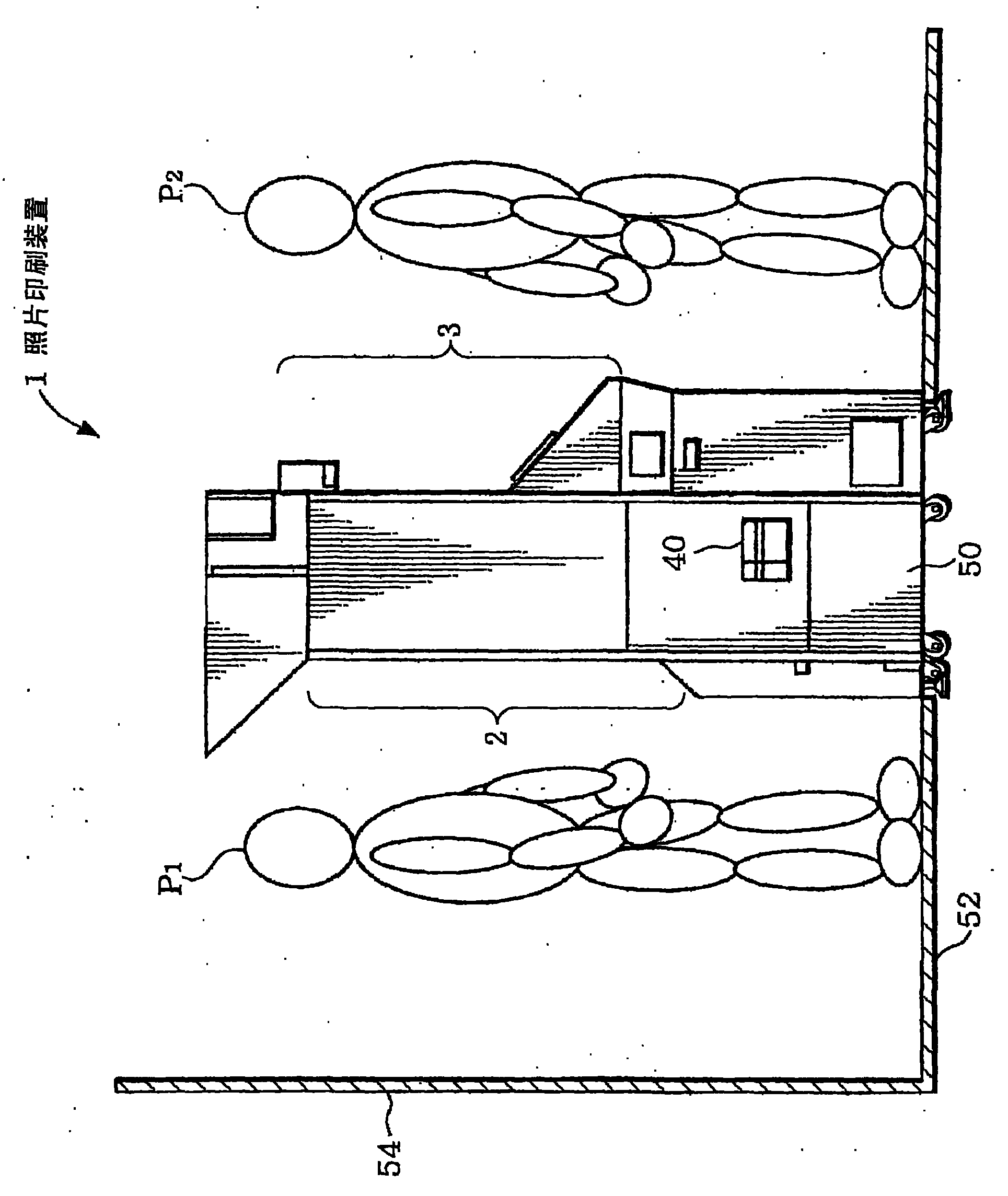 Photographic printing device and photographic printing method