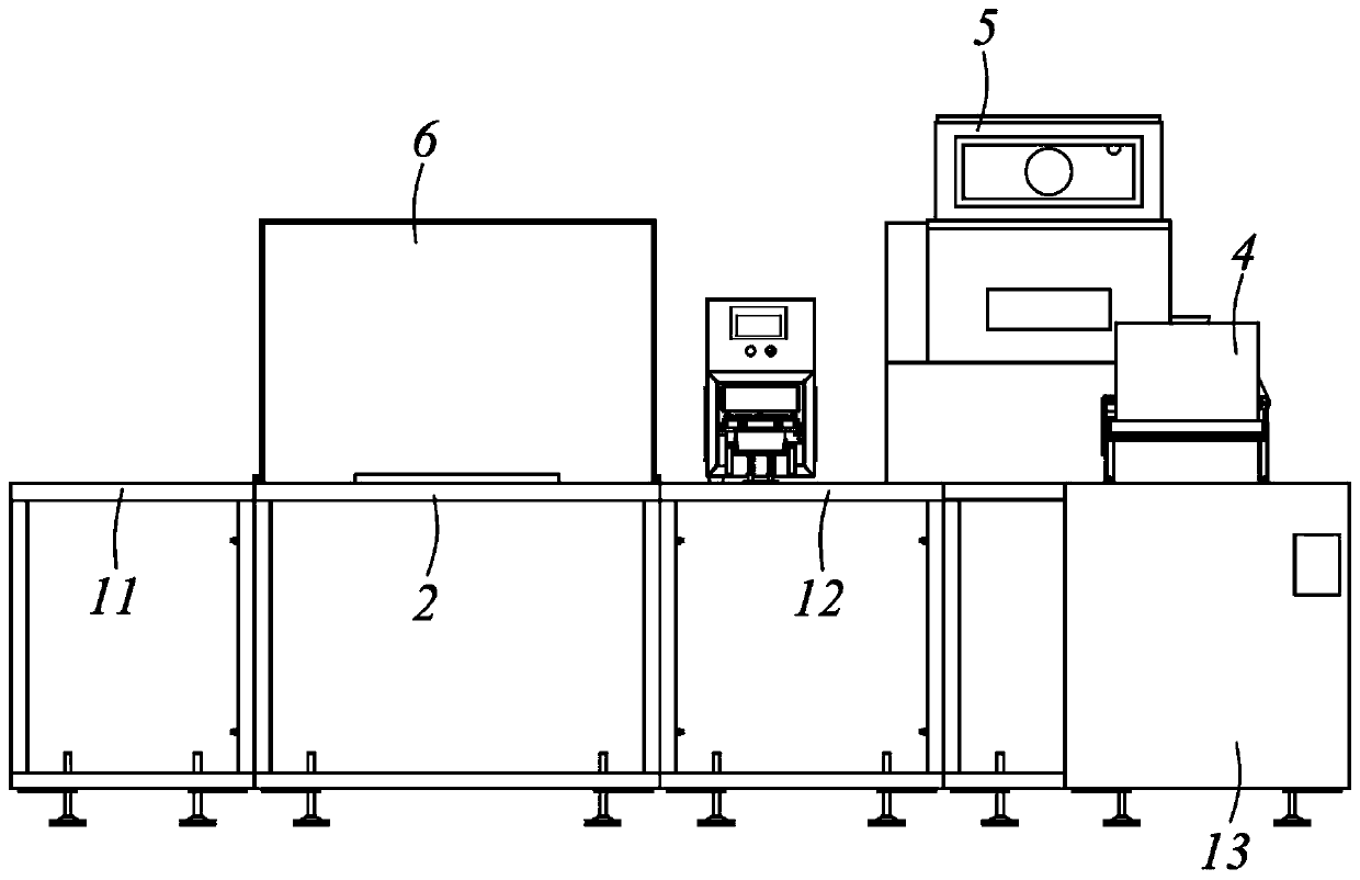 Small on-site production and on-site sale instant noodle device and work method thereof