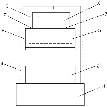Cutting device for vacuum molding machine