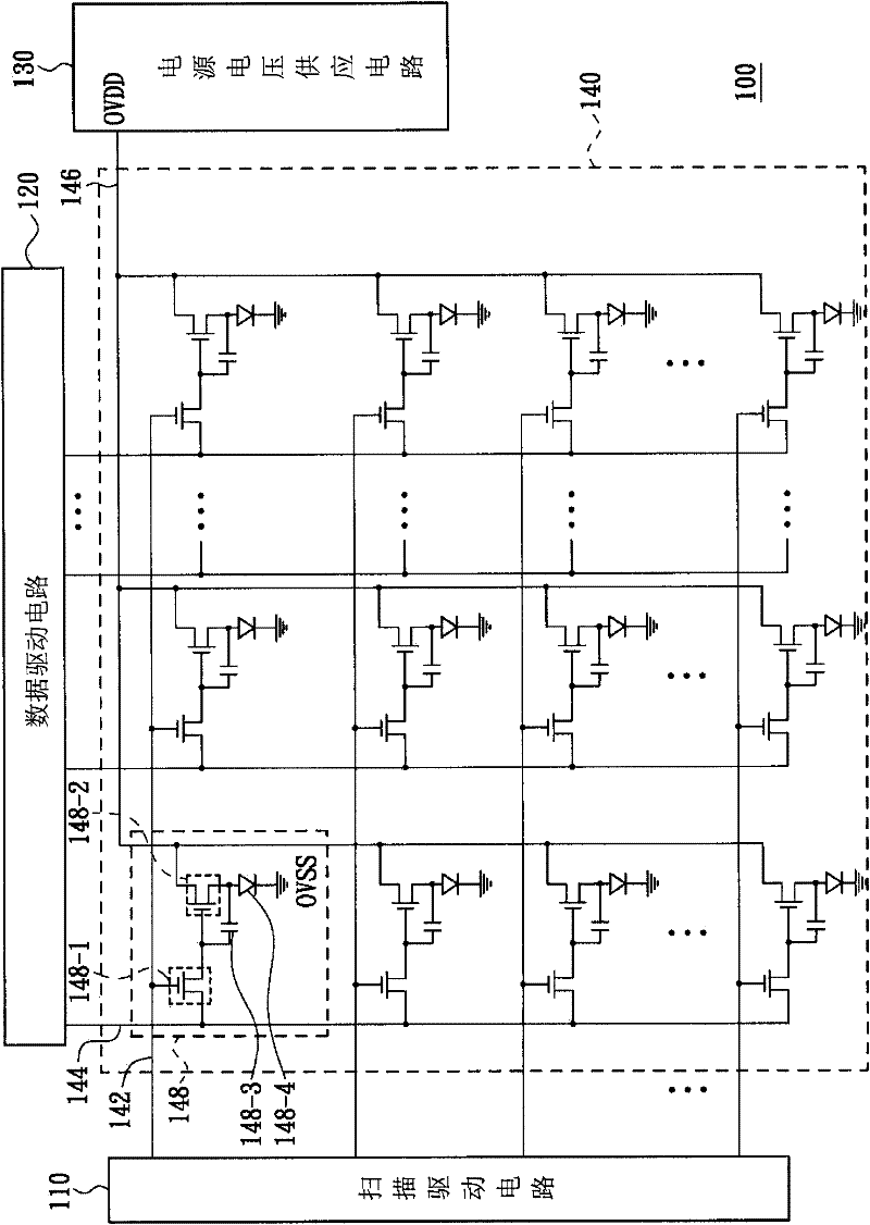 Organic light emitting diode display device and organic light emitting diode pixel circuit thereof