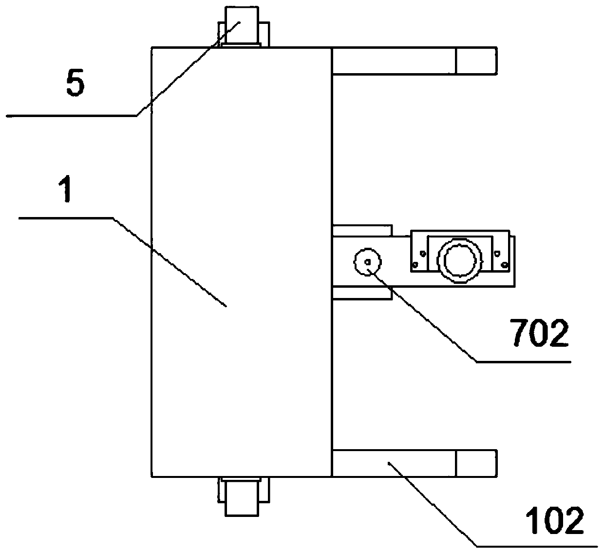 Multi-angle adjustment edge grinding machine for grinding surface of alloy material