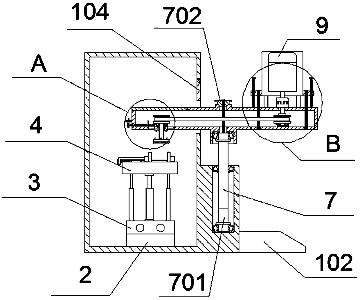 Multi-angle adjustment edge grinding machine for grinding surface of alloy material