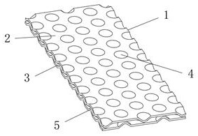 Building carbon fiber reinforcing band and reinforcing band winding device