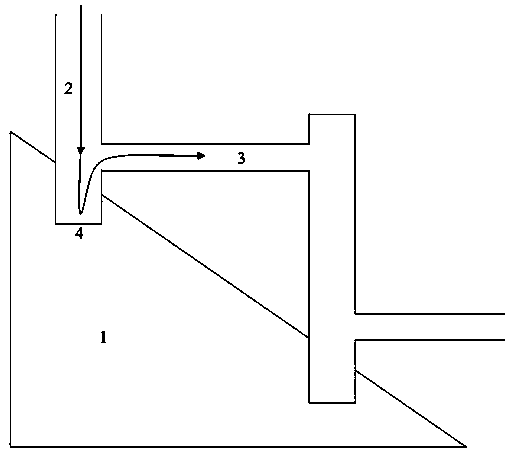 High-drop falling-type pipeline energy dissipation conveying system