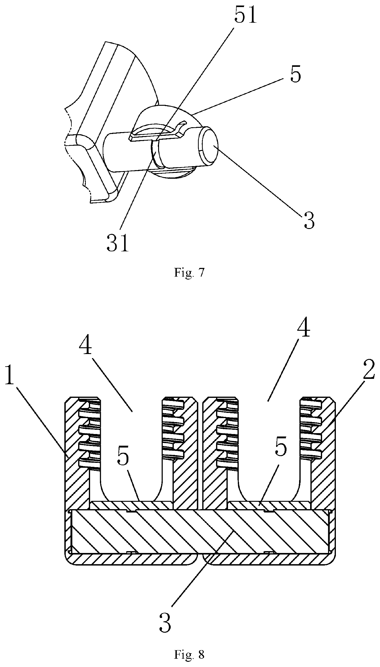 Adjustable double-slot internal spinal fixation apparatus and bone screw