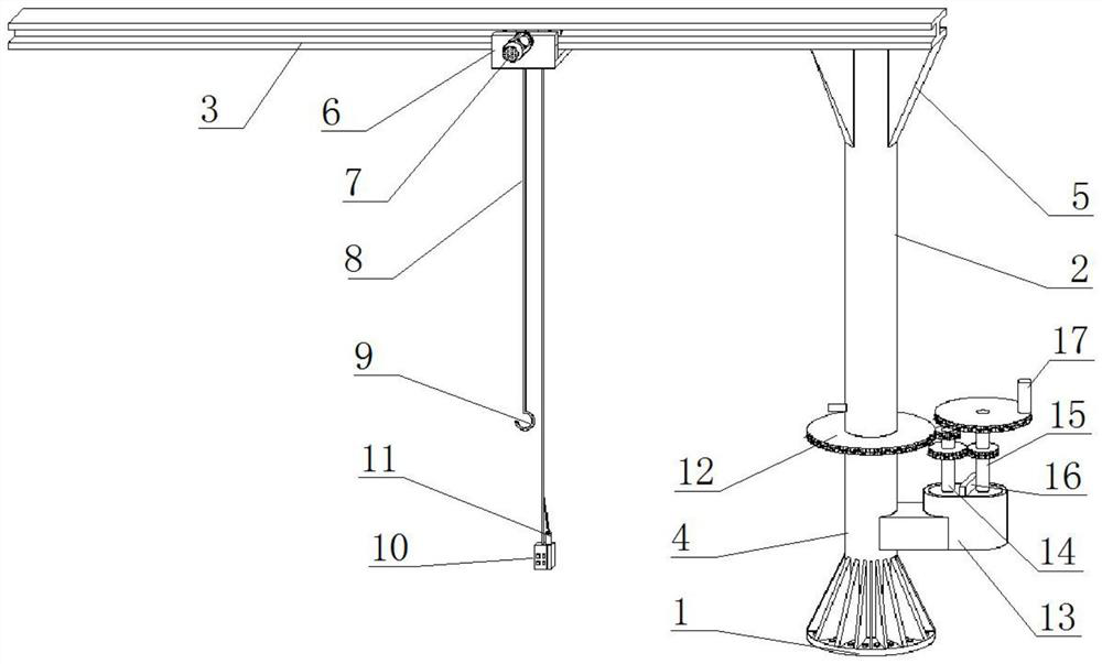 A hanging translation device based on fiber laser