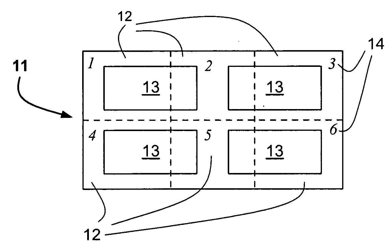 Method and apparatus for processing the image of the surface of a wafer recorded by at least one camera