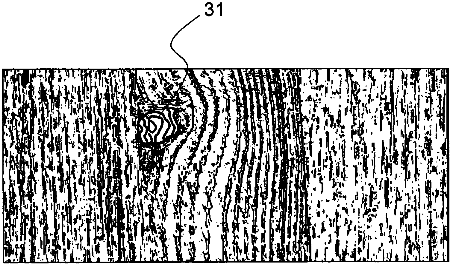 Automatic repair of flat, textured objects, such as wood panels having aesthetic reconstruction