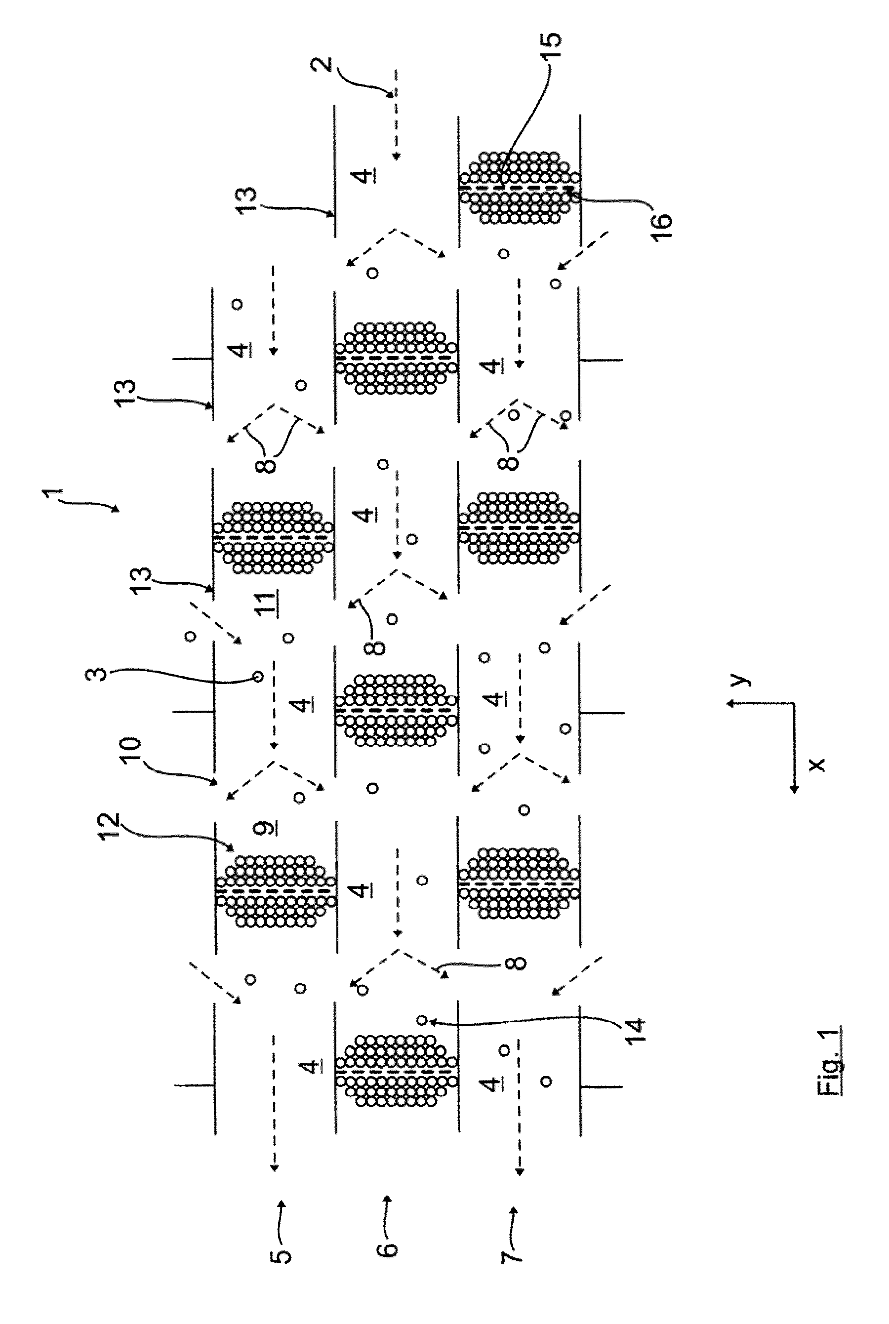 Particle Separator and Method for Removing Particles from an Exhaust Gas Stream of an Internal Combustion Engine