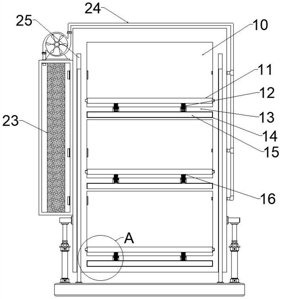 Medical instrument storage device for reproductive department