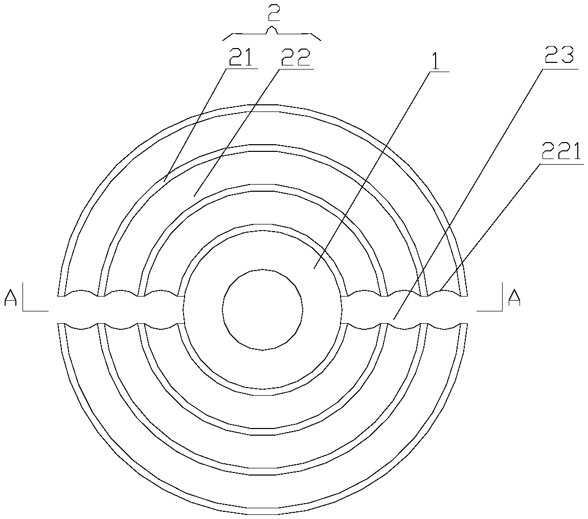 Split type buffering mechanism used for coupler buffers