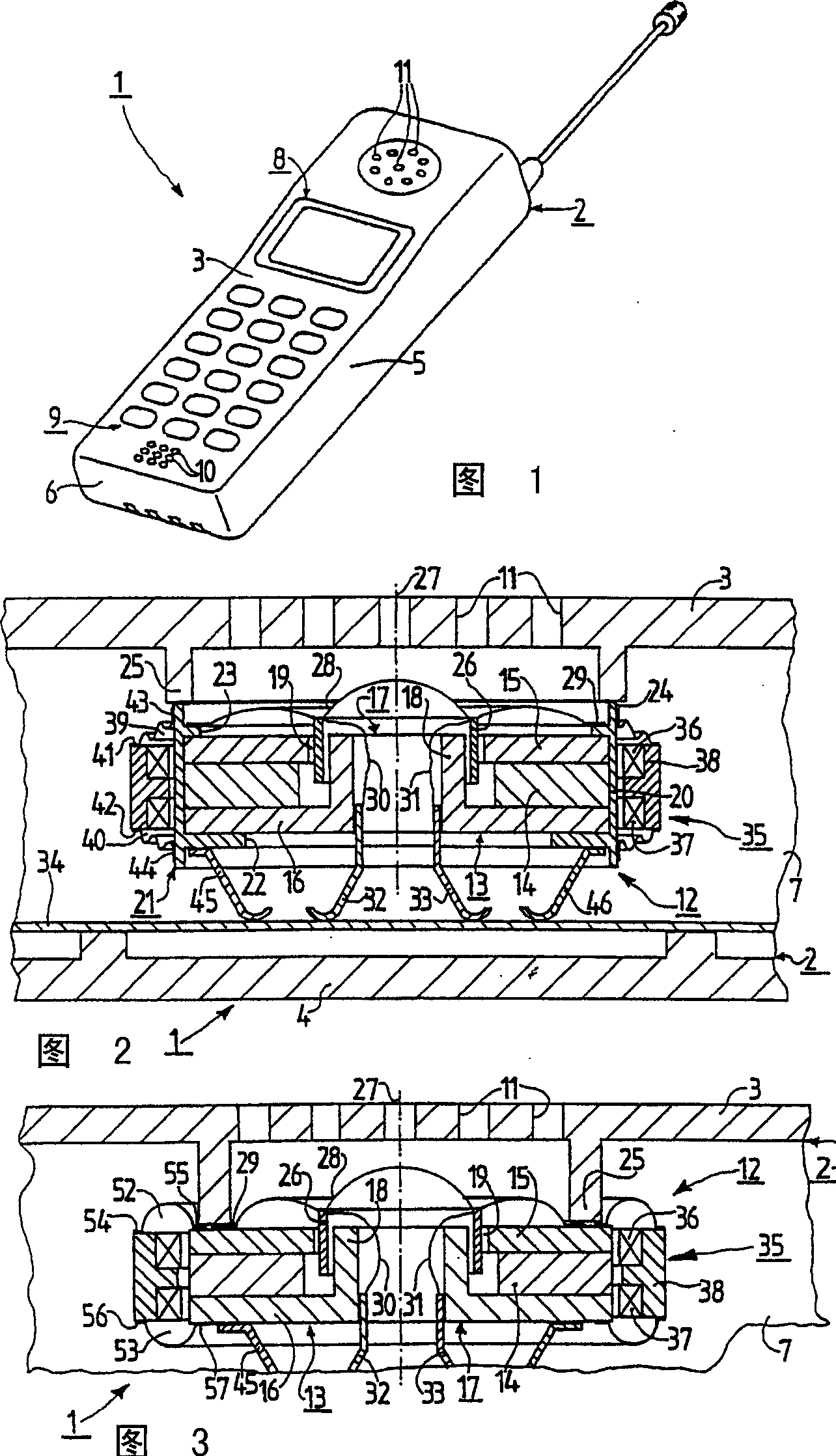 Apparatus having an electroacoustic transducer forming sound reproducing means and part of vibration generating means