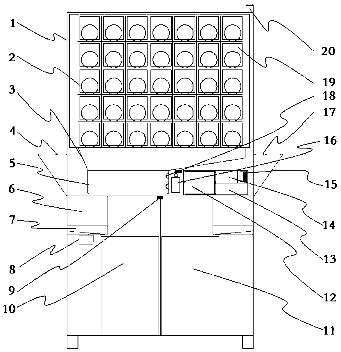 Self-service patient bedding and clothing replacing machine