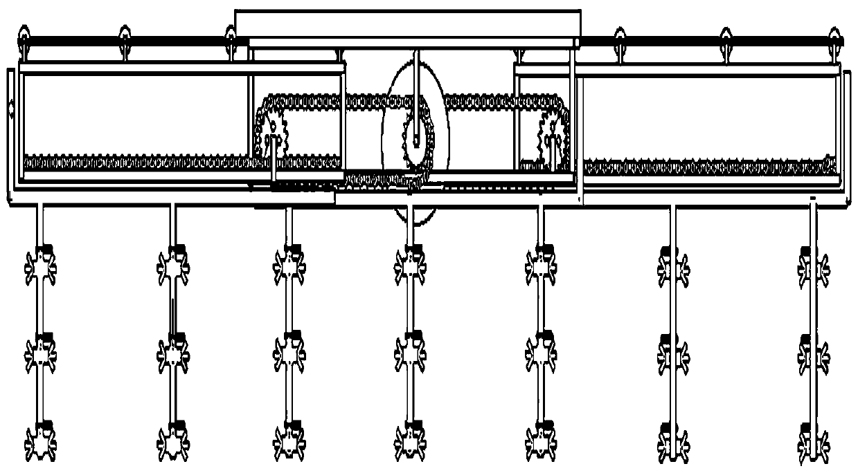 Position-adjustable auxiliary device for liquid fertilizer spraying work