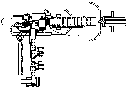 A small multi-directional adjustable bracket garden pruning vehicle