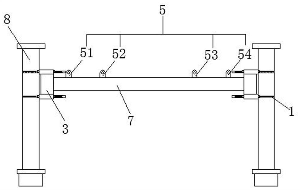 A kind of lifting tool and hoisting method for vertical shaft connection of rod and wire